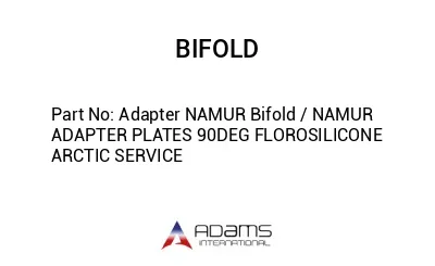 Adapter NAMUR Bifold / NAMUR ADAPTER PLATES 90DEG FLOROSILICONE ARCTIC SERVICE