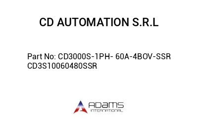 CD3000S-1PH- 60A-4BOV-SSR CD3S10060480SSR