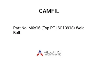 M6x16 (Typ PT, ISO13918) Weld Bolt