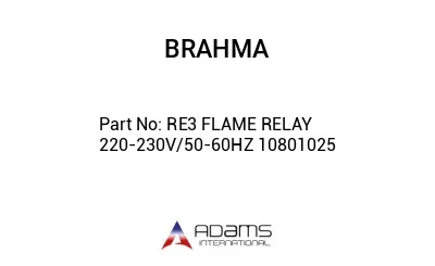 RE3 FLAME RELAY 220-230V/50-60HZ 10801025
