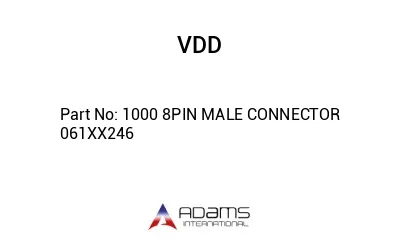 1000 8PIN MALE CONNECTOR 061XX246