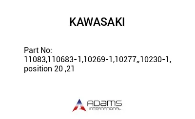 11083,110683-1,10269-1,10277,,10230-1, position 20 ,21