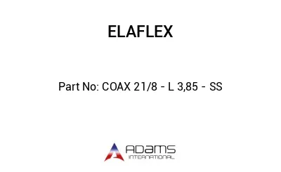 COAX 21/8 - L 3,85 - SS