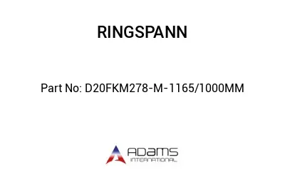D20FKM278-M-1165/1000MM