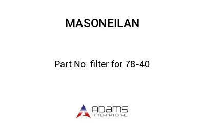 filter for 78-40