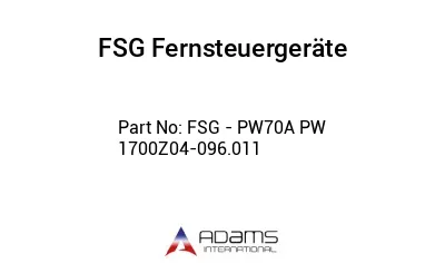 FSG - PW70A PW 1700Z04-096.011