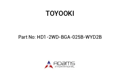 HD1-2WD-BGA-025B-WYD2B