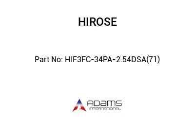 HIF3FC-34PA-2.54DSA(71)