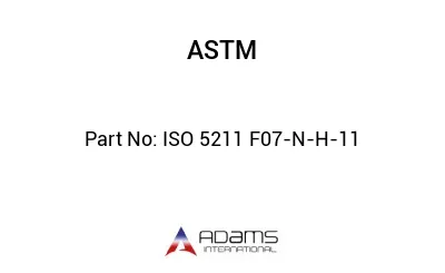 ISO 5211 F07-N-H-11