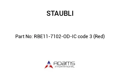 RBE11-7102-OD-IC code 3 (Red)