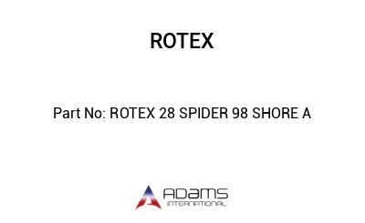 ROTEX 28 SPIDER 98 SHORE A