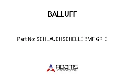 SCHLAUCHSCHELLE BMF GR. 3									