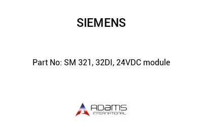 SM 321, 32DI, 24VDC module