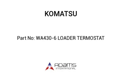 WA430-6 LOADER TERMOSTAT