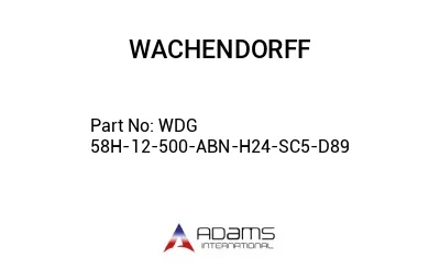 WDG 58H-12-500-ABN-H24-SC5-D89