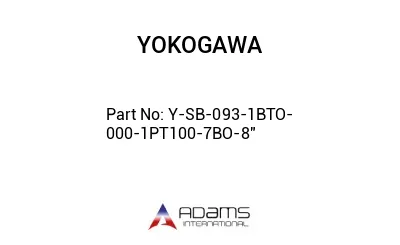 Y-SB-093-1BTO- 000-1PT100-7BO-8"