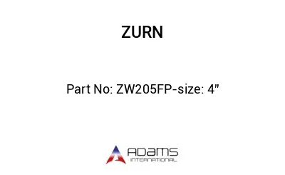 ZW205FP-size: 4”
